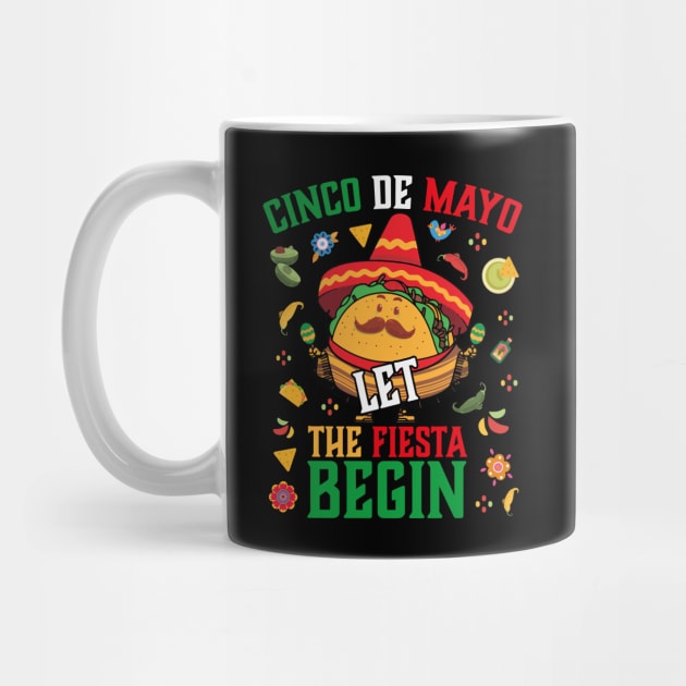 Cinco De Mayo Taco Let The Fiesta Begin by jodotodesign